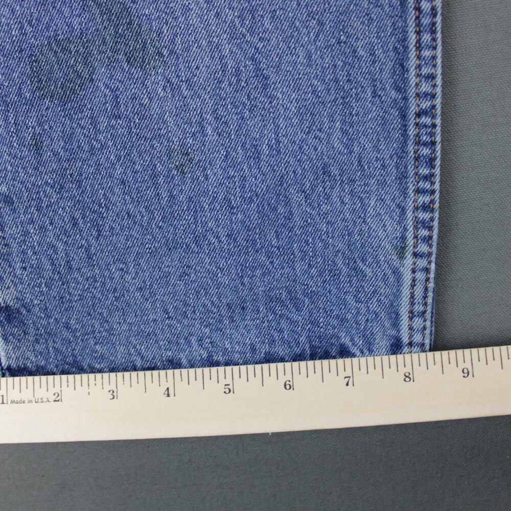 Levi’s 505 Jeans Straight Leg Mens 34x30 Blue - Picture 7 of 12